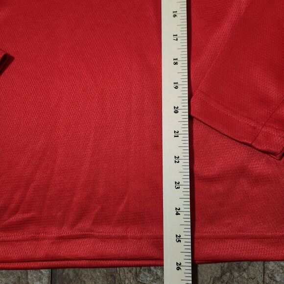Nike Dri-Fit Golf Shirt – Men’s Small, Red, 1/4 Zip Long Sleeve, Unworn - Picture 6 of 10